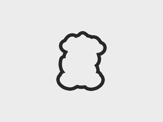 Sitting Up Full Puppy Dog Cookie Cutter STL Files