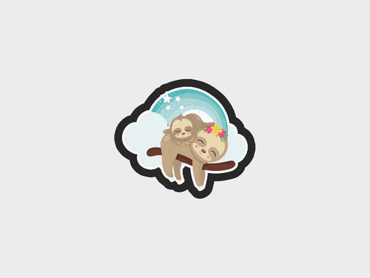 Sloth Mother's Love Cookie Cutter STL Files