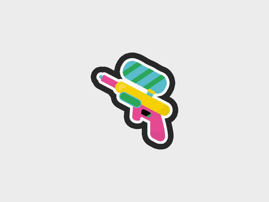 Squirt Gun Blaster Water Play Fun Cookie Cutter STL Files