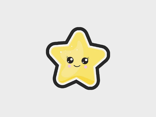 Star Sweet Dreams Baby Sloth Cookie Cutter STL Files