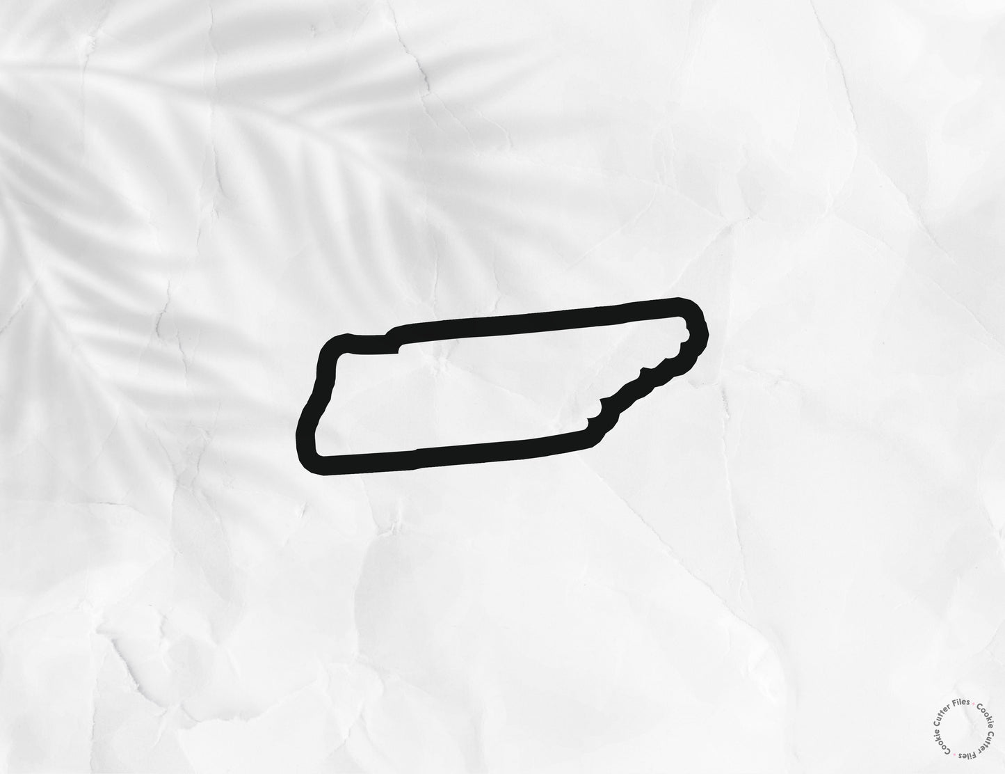 Tennessee State Basic Cookie Cutter STL Files Cookie Cutter Files