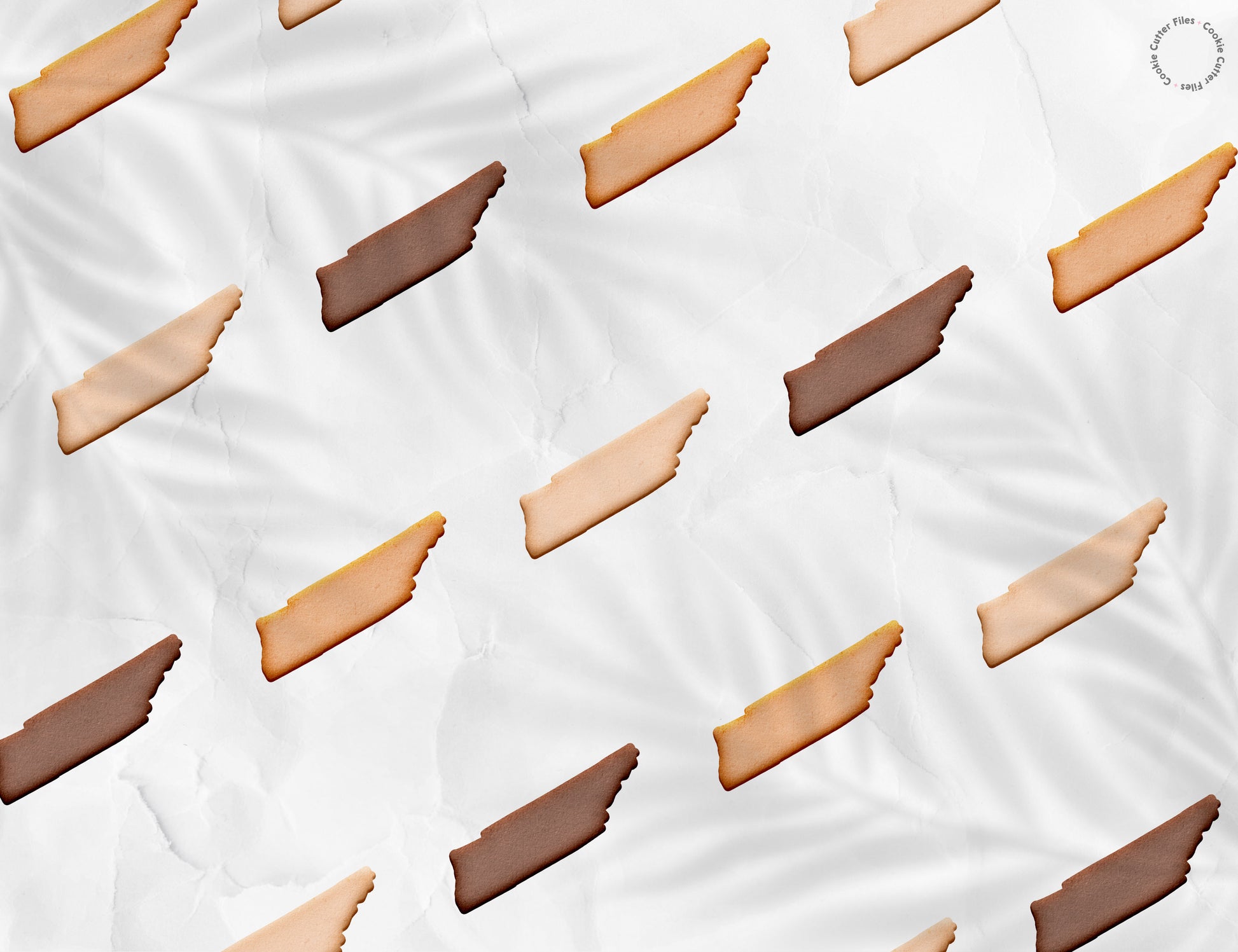 Tennessee State Basic Cookie Cutter STL Files Cookie Cutter Files