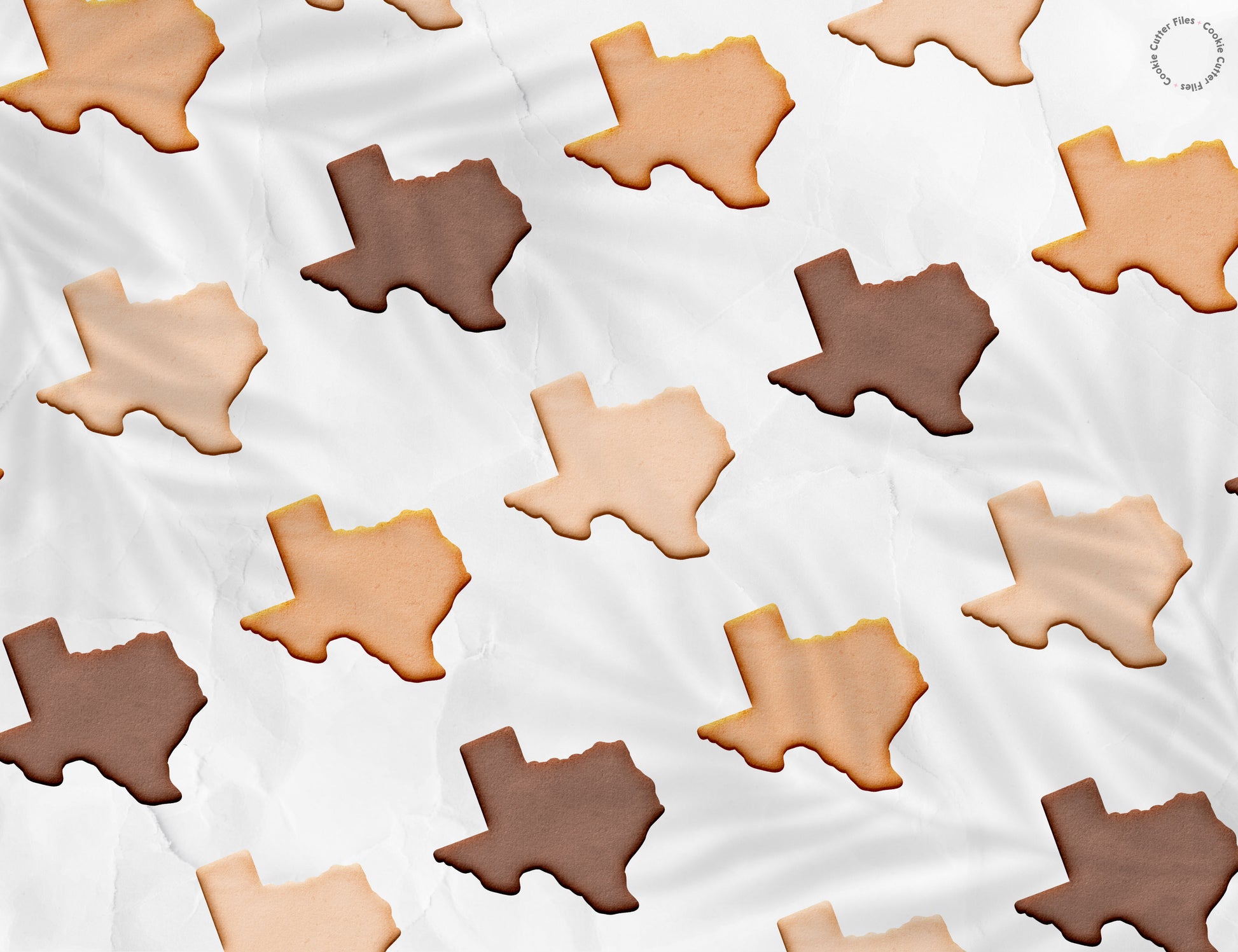 Texas State Basic Cookie Cutter STL Files Cookie Cutter Files