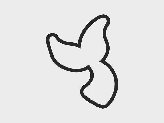 Tail Vampire Mermaid Cookie Cutter STL Files