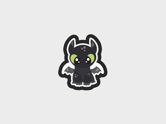 Black Teethless Dragon Inspired Cookie Cutter STL Files