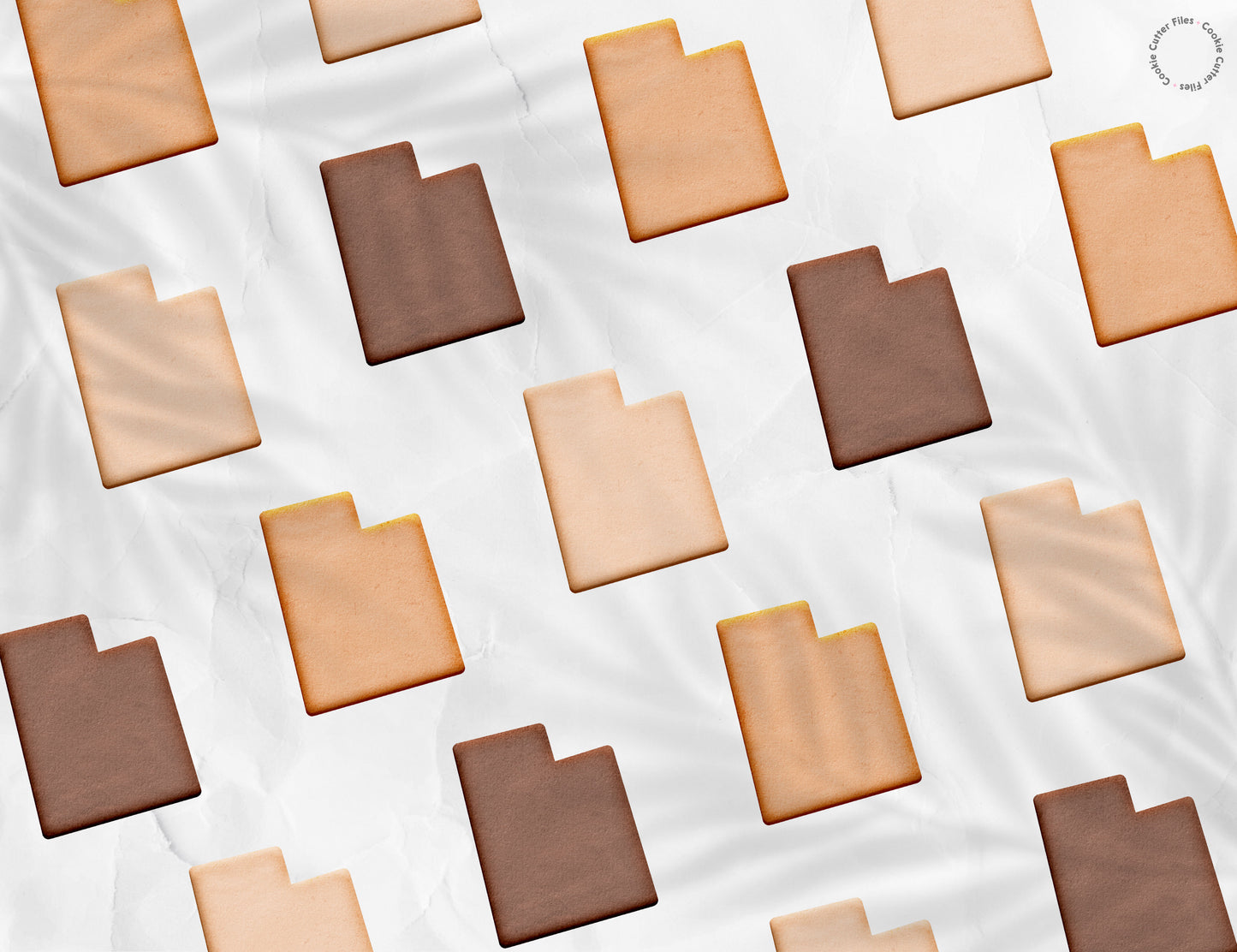 Utah State Basic Cookie Cutter STL Files Cookie Cutter Files