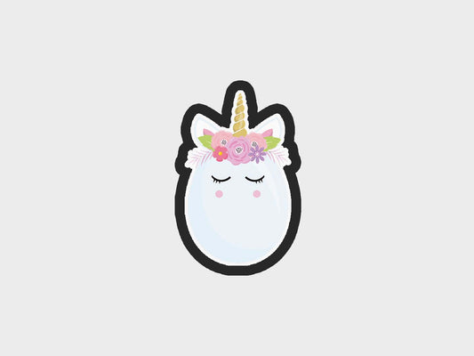 Unicorn Easter Egg Critters Cookie Cutter STL Files