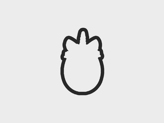 Unicorn Easter Egg Critters Cookie Cutter STL Files