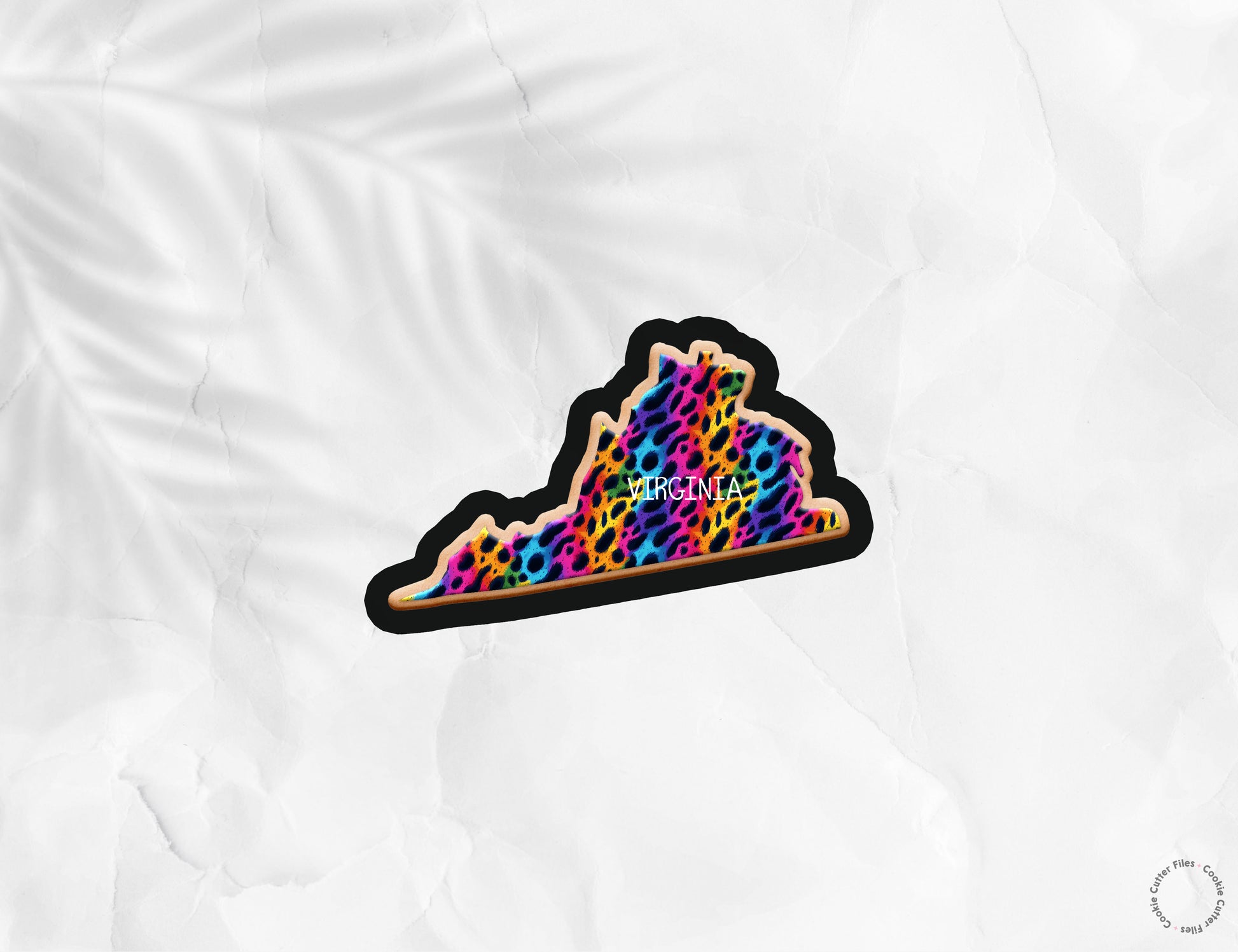 Virginia State Basic Cookie Cutter STL Files Cookie Cutter Files
