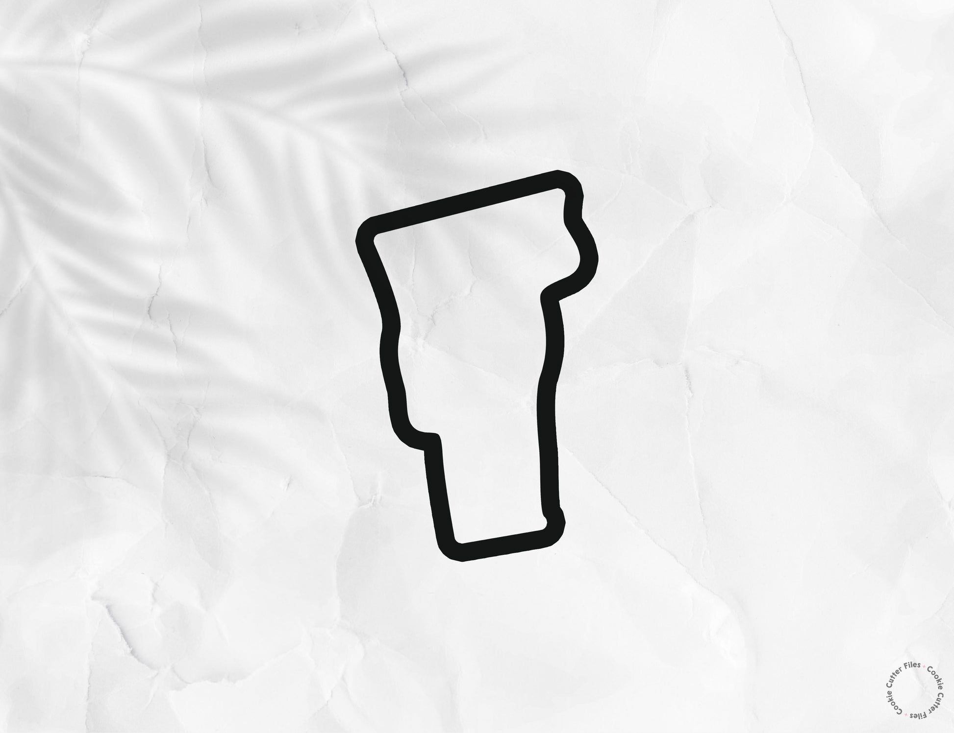 Vermont State Basic Cookie Cutter STL Files Cookie Cutter Files