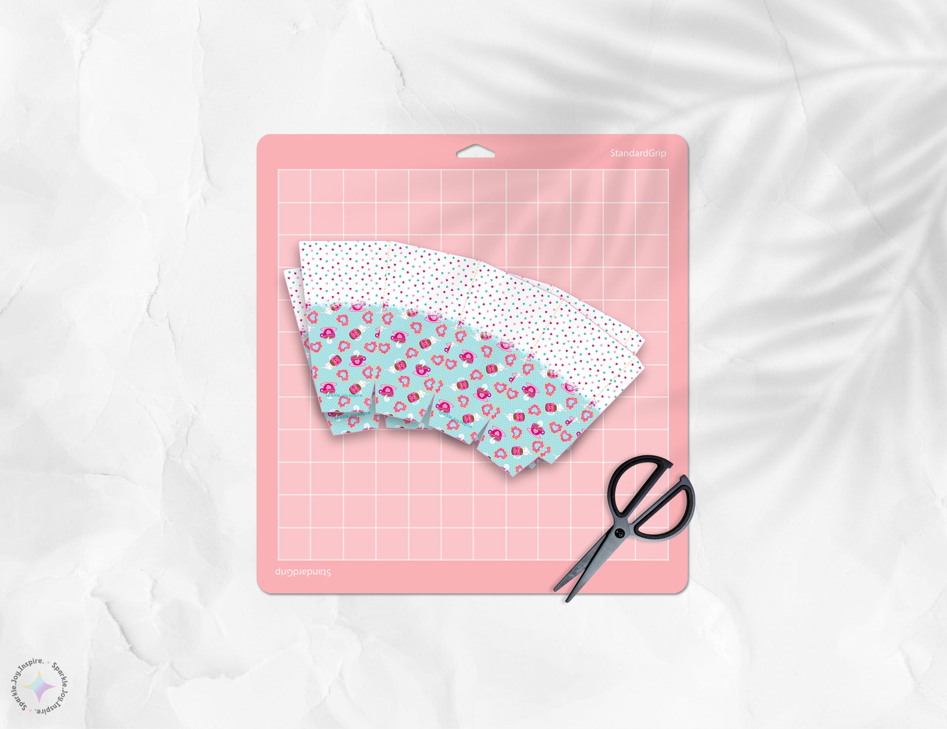 Valentine Coffee Donuts Popcorn Box Paper Craft Printable Paper Crafts