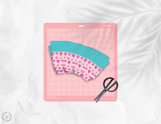 Valentine Coffee Donuts Popcorn Box Paper Craft Printable Paper Crafts