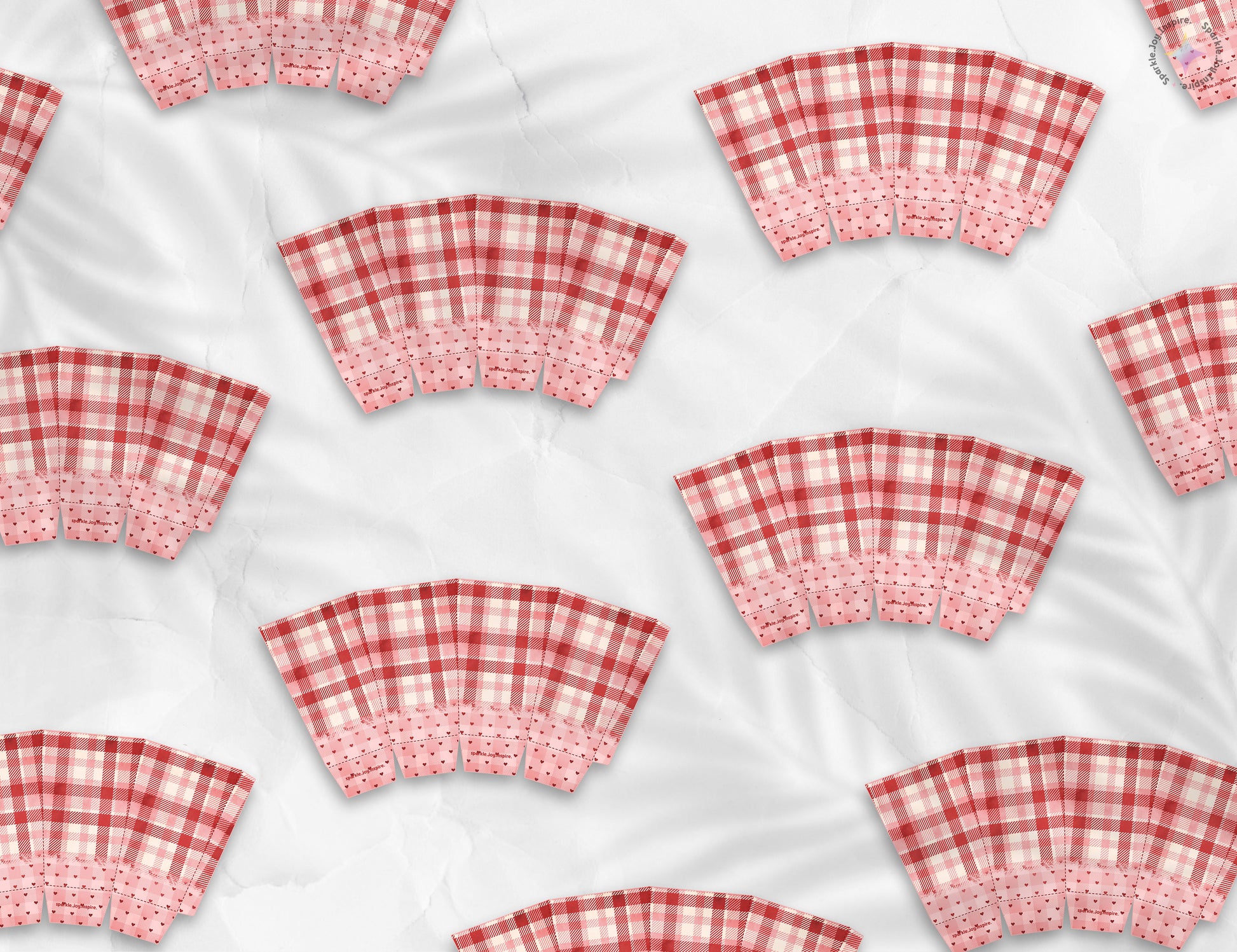 Valentine Flannel Popcorn Box Paper Craft Printable Paper Crafts