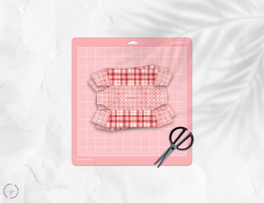 Valentine Flannel Snack Box Paper Craft Printable Paper Crafts