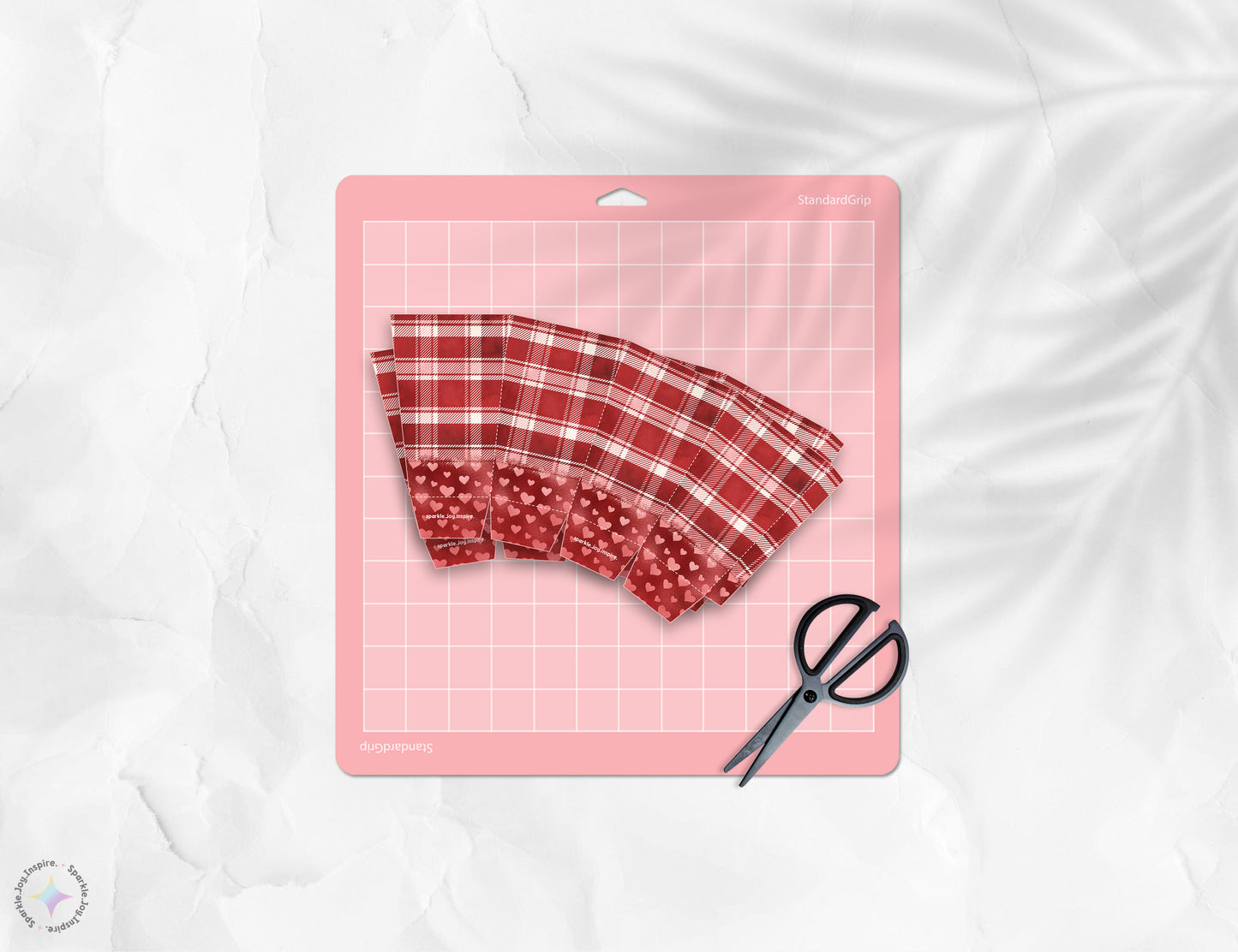 Valentine Flannel Popcorn Box Paper Craft Printable Paper Crafts