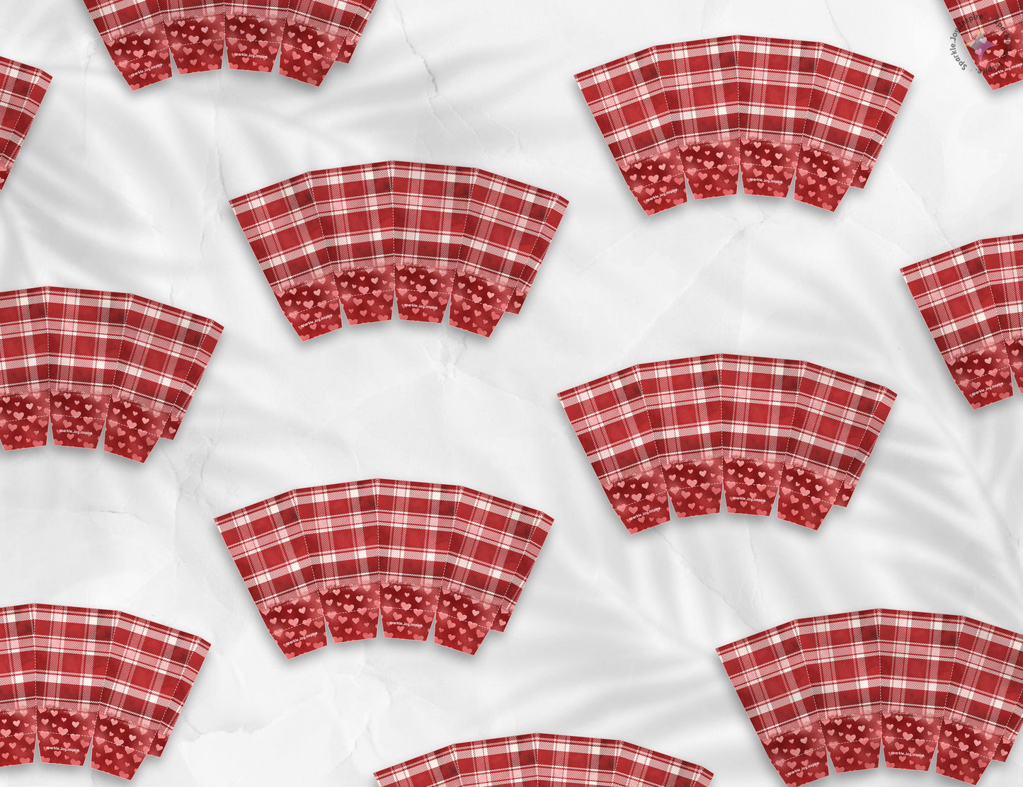 Valentine Flannel Popcorn Box Paper Craft Printable Paper Crafts