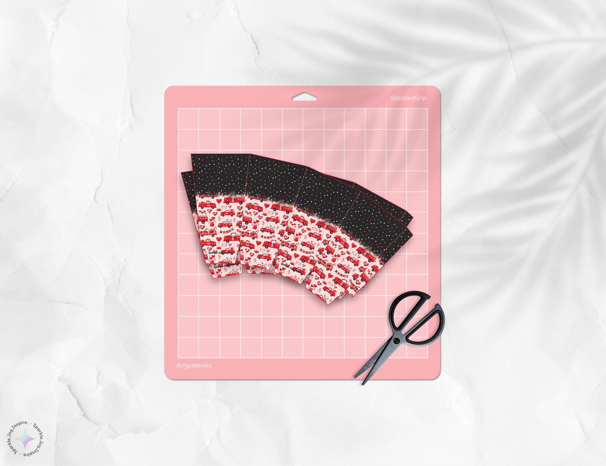 Valentine Trucks Popcorn Box Paper Craft Printable Paper Crafts