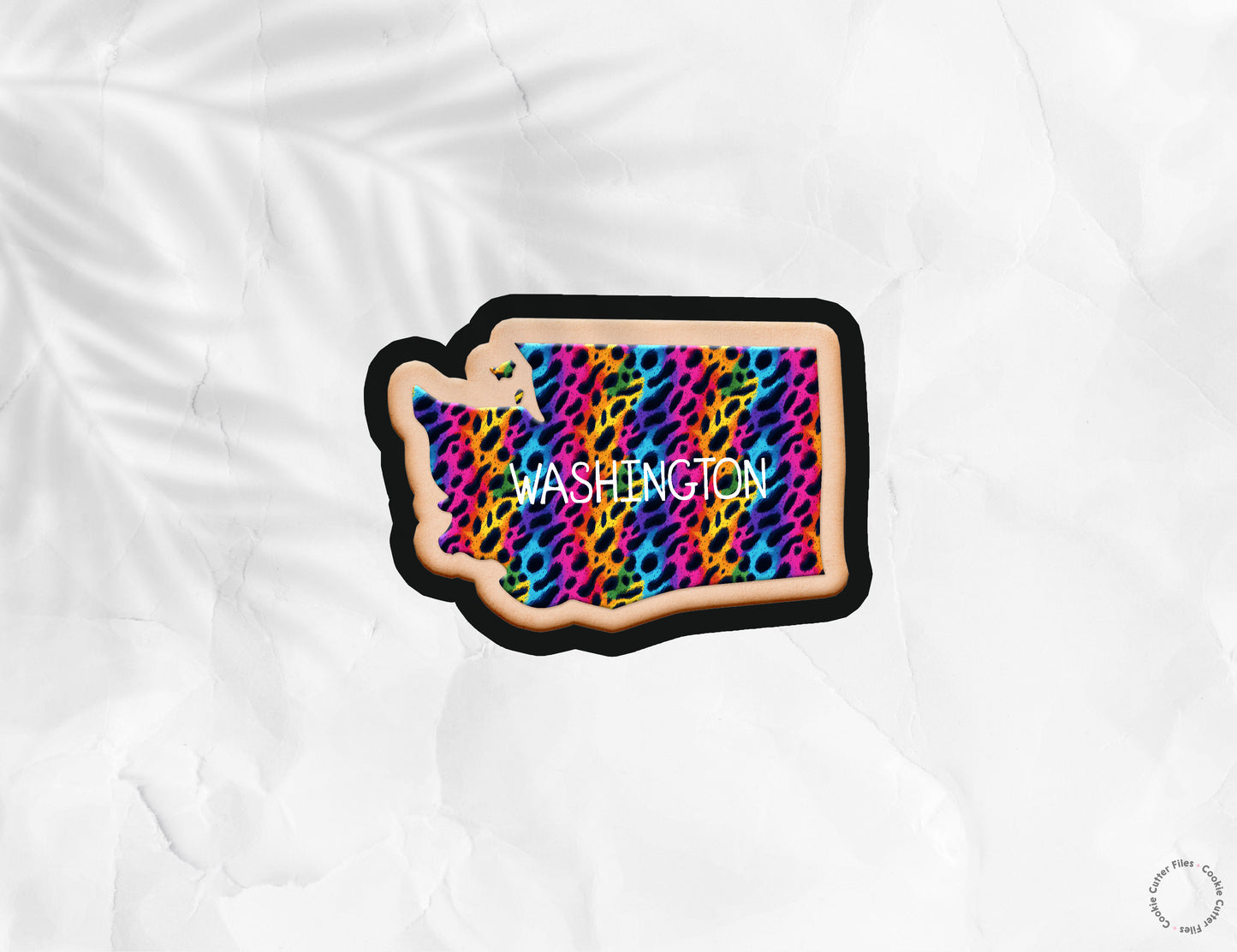 Washington State Basic Cookie Cutter STL Files Cookie Cutter Files