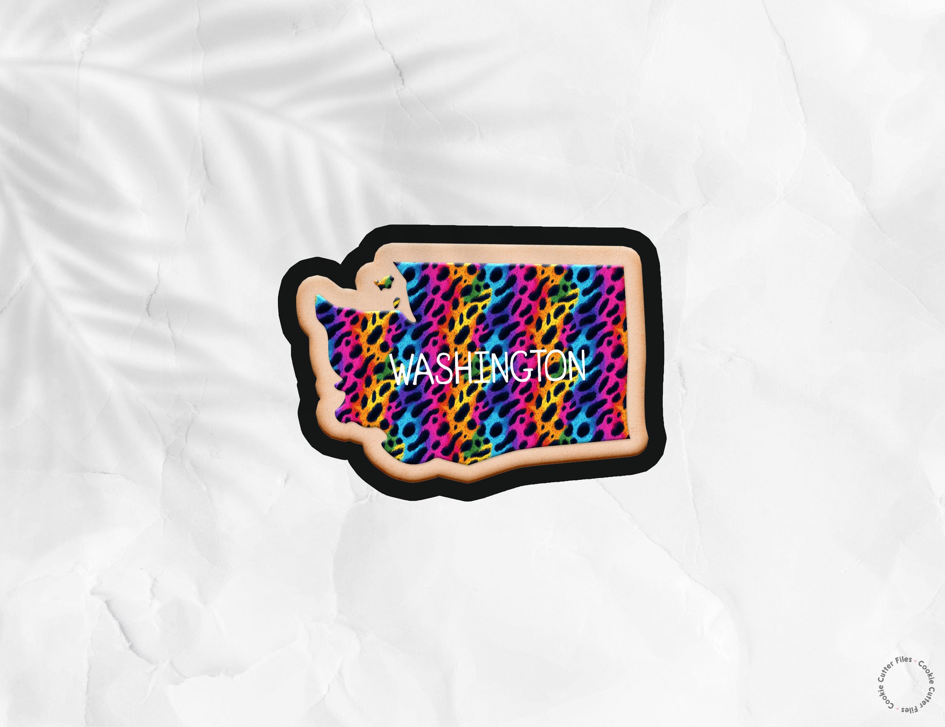 Washington State Basic Cookie Cutter STL Files Cookie Cutter Files