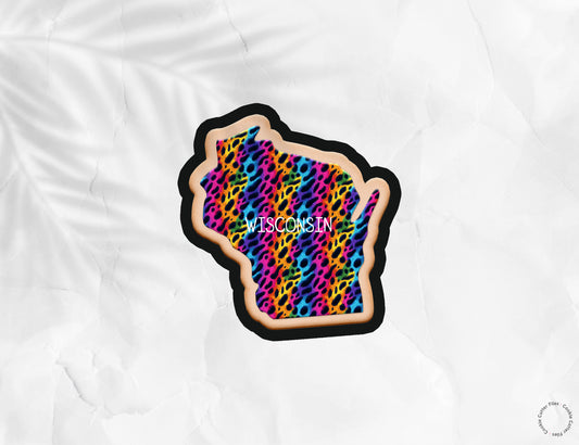Wisconsin State Basic Cookie Cutter STL Files Cookie Cutter Files