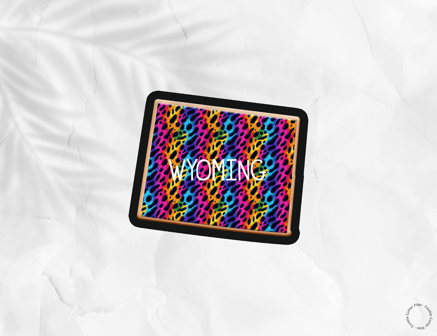 Wyoming State Basic Cookie Cutter STL Files Cookie Cutter Files