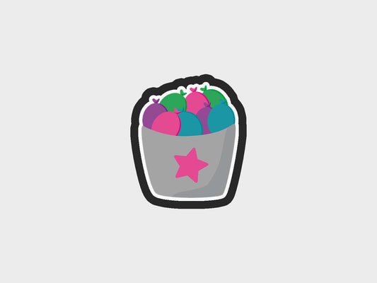 Water Balloon Bucket Water Play Fun Cookie Cutter STL Files