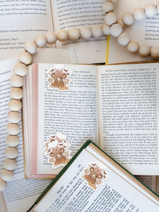 Moooo... I Mean Boo Howdy Western Halloween Magnetic Bookmark