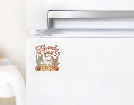 Howdy Boos Howdy Western Halloween Magnet