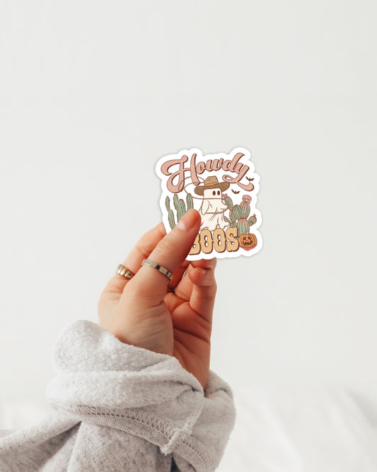 Howdy Boos Howdy Western Halloween Magnet