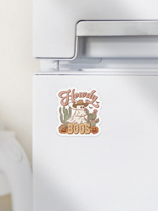 Howdy Boos Howdy Western Halloween Magnet