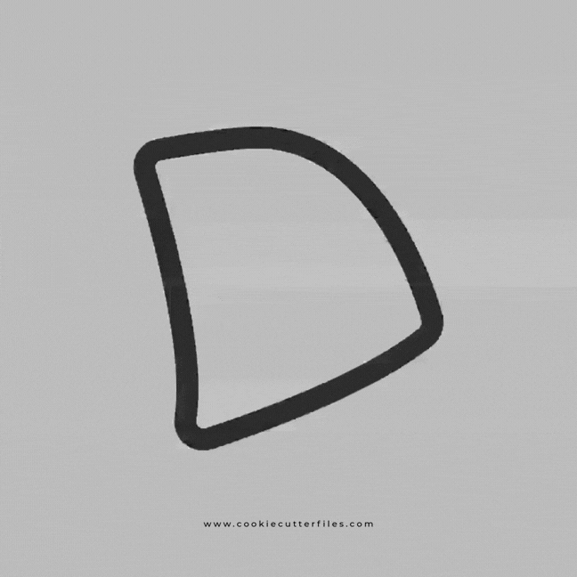 Rhode Island State Basic Cookie Cutter STL Files Cookie Cutter Files